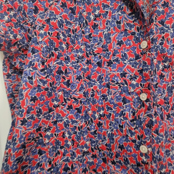 J. Crew Factory XXL 100% Cotton Pajamas Short Sleeve Long Pants - Picture 3 of 6